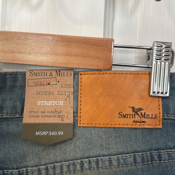Smith & Mills NWT Men's Jeans Skinny Denim Stretch 32 x 30 - Picture 10 of 12